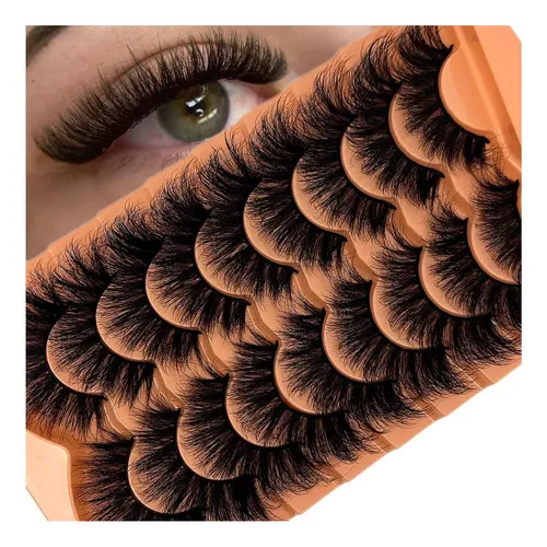 Pestañas Postizas Mink Fluffy 25mm Vocoak Cat Eye 3d