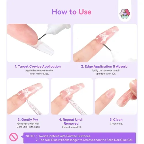 Removedor De Pegamento Para Uñas Preciso Saviland 20 Ml