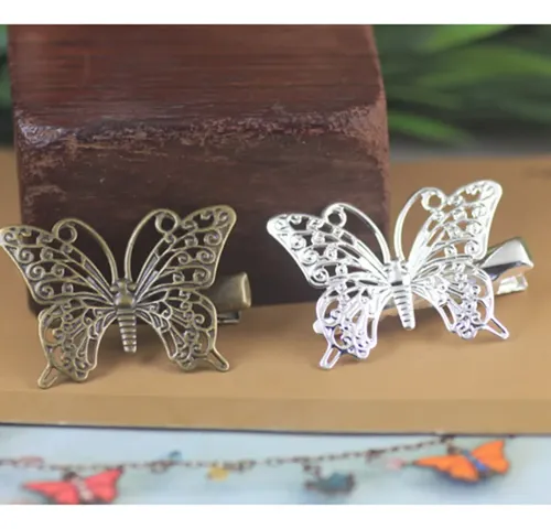 50 Broches Vintage Para El Pelo Con Hojas Y Flores