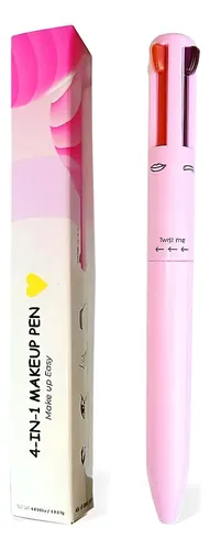 Delineador 4 En 1 P/maquillaje Cejas Labios Ojos Highlight Rosa