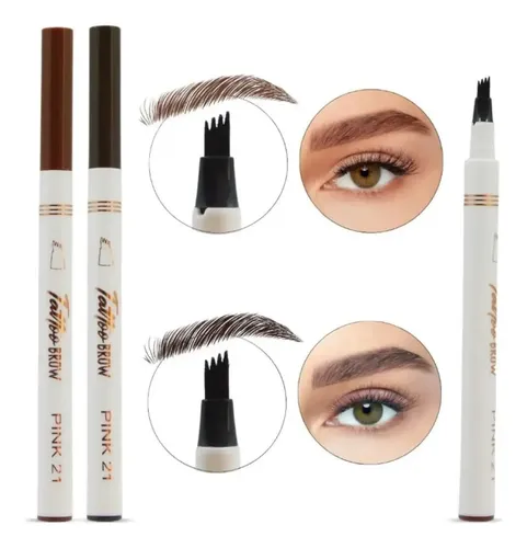 Delineador Para Cejas Micropigmentado – Tatto Brow – Pink 21 Color Marrón Claro 01