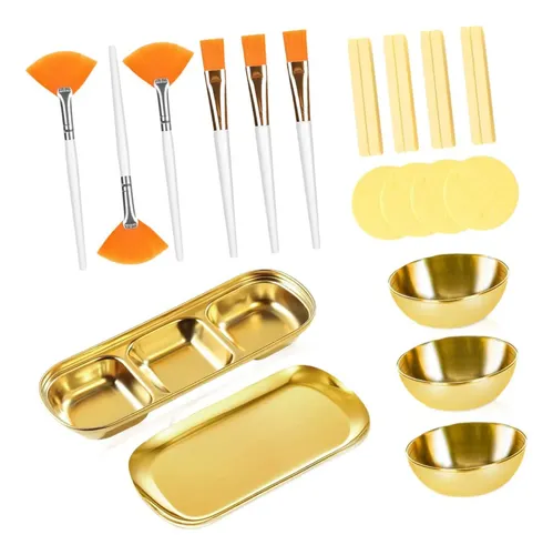 Conjunto De 23 Tigelas For Misturar Máscara Facial,