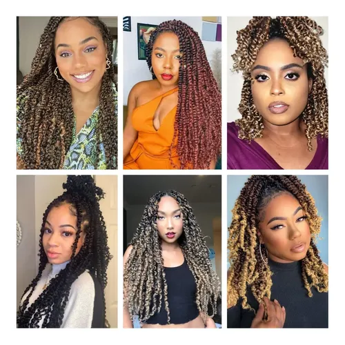 Pérdida De Cabello Passion Twist, Pretorcida, 20 Cm, 8 Paque