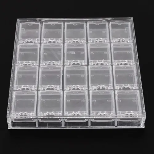 Organizador De Maquillaje Acrílico Con 20 Cinchas, 2 Unidade