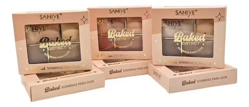 Paleta De Sombras Baked Distinct Saniye 4 Tonos Original