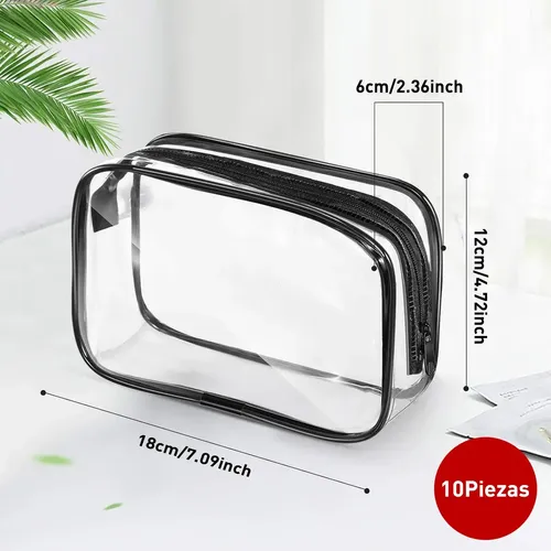 Neceser Mujer Transparente Impermeable Para Viaje Z