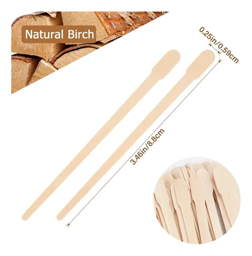 Espátulas De Madera Para Depilación Cejas Y Facial