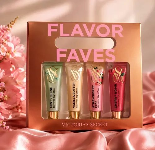 Set Victoria’s Secret Flavor Faves X 4 Lip Gloss Original