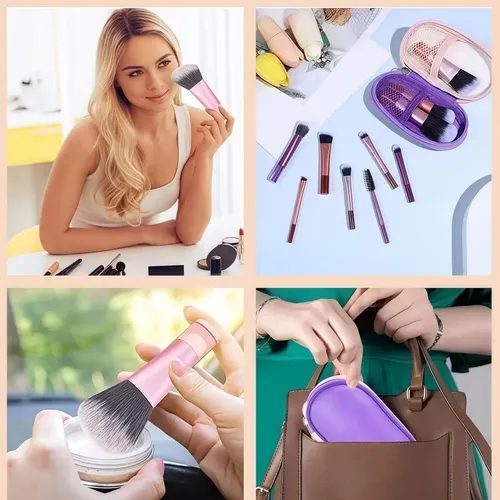 Juego De 15 Cepillos De Maquillaje