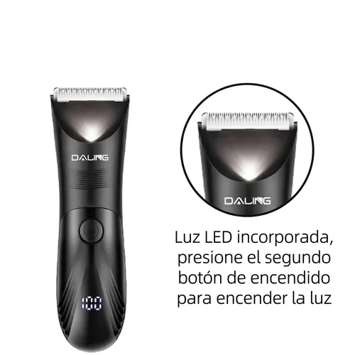 Máquina Corta Pelo y Barba Recargable Inalámbrica con Pantalla LED de Importadora Uli
