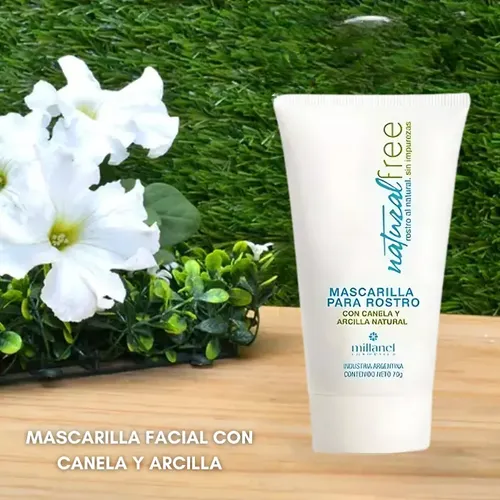 Mascarilla Natural Free Antisebo Canela Y Arcilla 70g