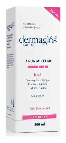 Agua Micelar Dermaglós 6 En 1 200ml