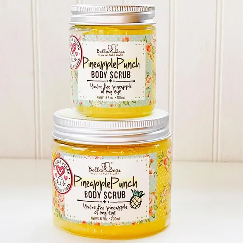 Exfoliante Corporal Bella & Bear Pineapple Vegan 200 Ml