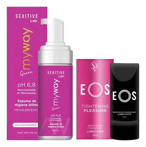 Jabón Espuma Higiene Íntima Femenina Y Serum Concentrado Eos