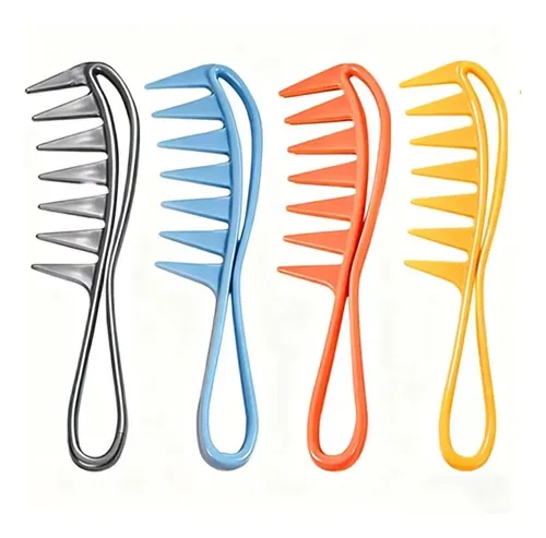 Peine Afro Hunocorp Para Cabello Rizado Y Lacio