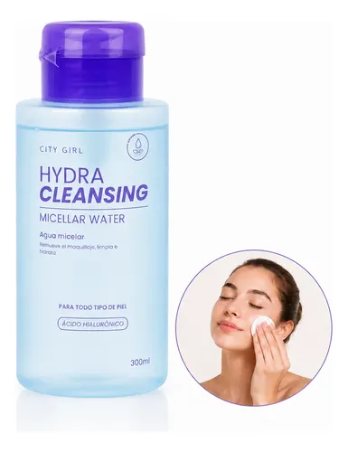 Agua Micelar Acido Hialurónico 300ml Limpieza Facial Aroma