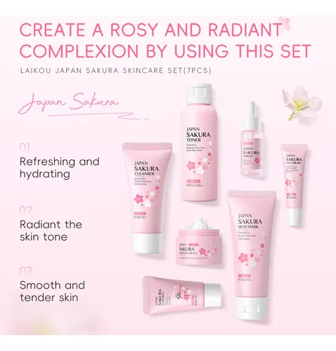 Set De 7 Piezas J/skincare (versión Máscara De Barro)