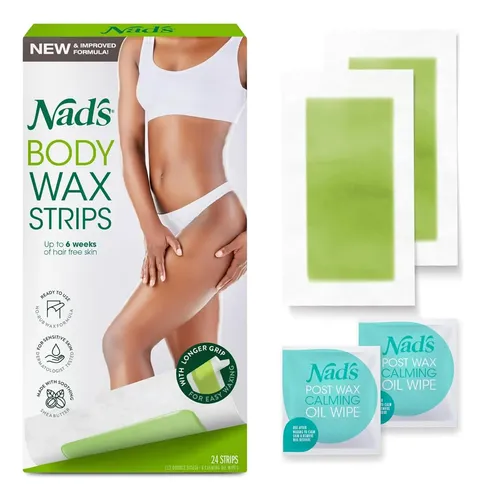 Nad’s Tiras De Cera Corporal Depilación Para Mujeres En Casa