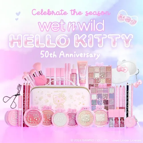 Eyeliner Líquido Con Brillo Hello Kitty Wet N Wild