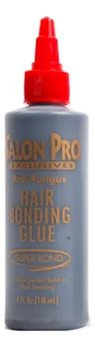 Salon Pro Super Bond Pegamento De Pestañas Y Cabello 30 Ml Negro