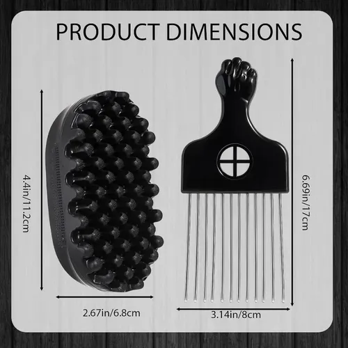 Esponja Para Cabello Rizado, Esponja Para Peinar El Cabello