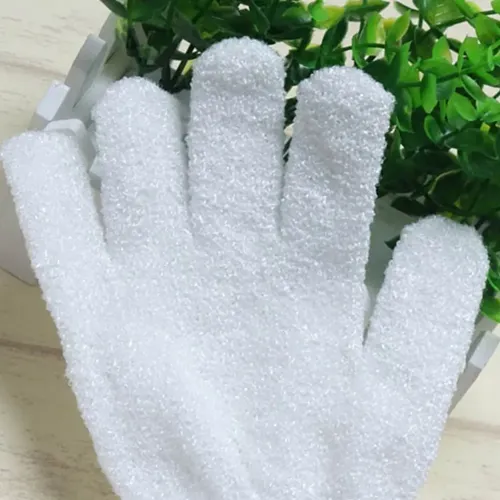 1 Par De Guantes Exfoliantes Para Baño, Exfoliante Corporal