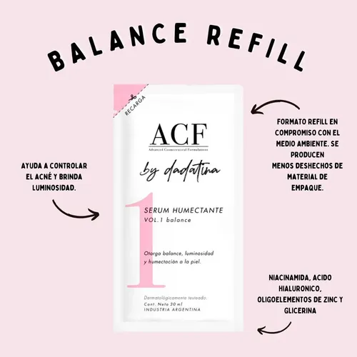 Recarga Serum Humectante Vol 1 Acf By Dadatina M21109
