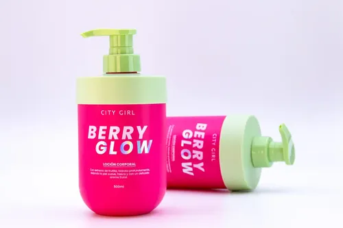 Locion Corporal Berry Glow Extracto Frutilla 500ml City Girl