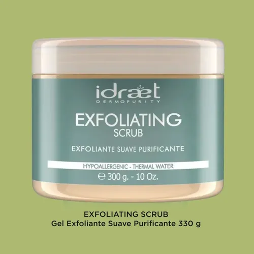 Exfoliante Facial Corporal Gel Suave Idraet Limpieza 300 Gr