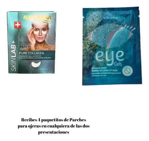 Kit Parches Colágeno Para Mes Suero Crema Parche Ojeras