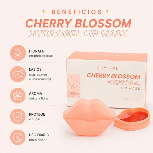 Mascarilla Labios Hidrogel Parches Hidratante 22 Unidades
