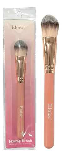 Brocha Para Base Pincel Eloise Para Maquillaje Profesional Color Rosa