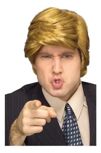 Jf # /dd/ Peluca De Donald Trump For Adultos, Fácil De