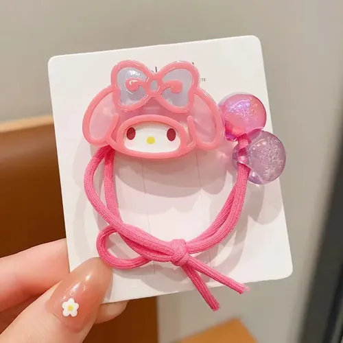 4 Coleteros Sanrio Elásticos Para Cabello