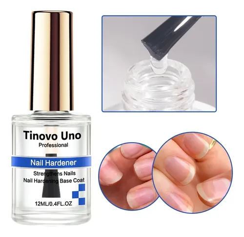 Endurecedor De Uñas Tinovo Uno De 12 Ml, Fórmula Avanzada Y
