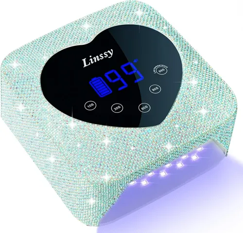 Lámpara Uv Led Para Uñas Azul 72w Con Temporizador