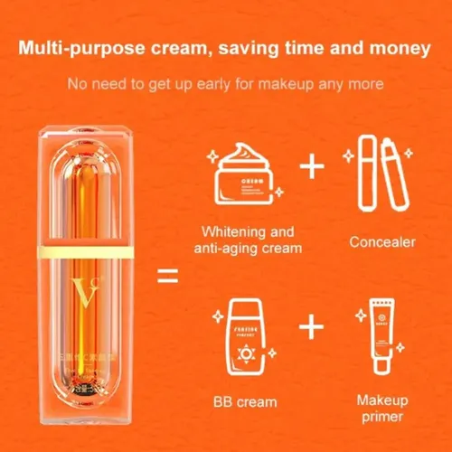 Qiuumey Crema Bb Vitamina C 5 En 1 Tono Natural