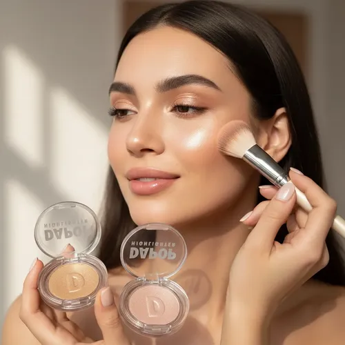 Iluminador Compacto Dapop Highlighter Maquillaje Rostro