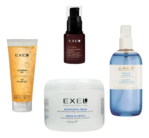 Kit Skincare Antiage Exel Rutina Reafirmante Y Revitalizante