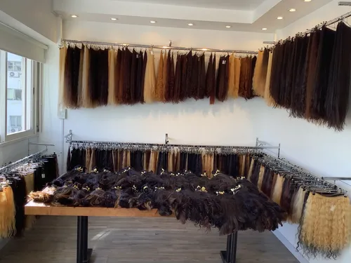 4 Capas Cortina Pelo Cabello Natural 40 Cms X 20 Micropeinet
