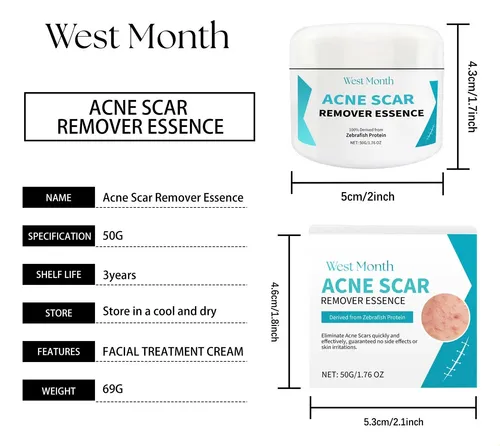 Humectante Calmante Para El Acné West Month Para Rostro Y Cu