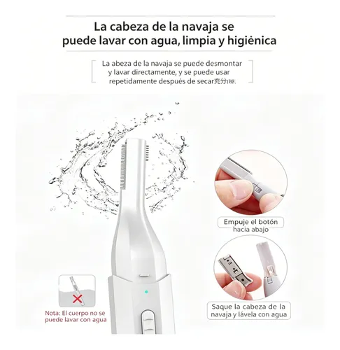 Depilador Eléctrico De Cejas, Lápiz Recortador Unisex