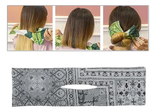 Bandas Para El Pelo De Bollo De Moda Para Mujer, Gramo