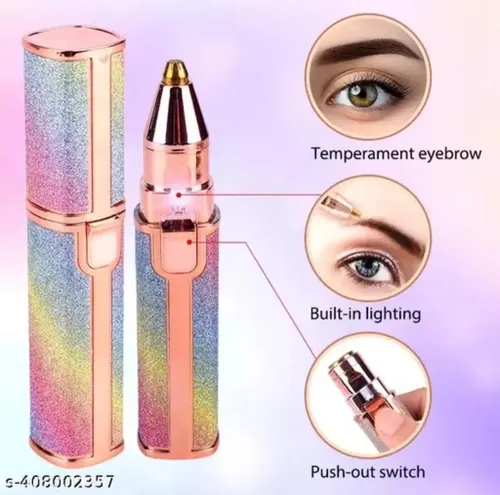 Mini Depiladora Electrico 2 En 1 Vello Facial Y Cejas
