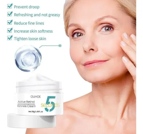 I 2x Instant Rugas Removedor De Rugas Crema Retinol