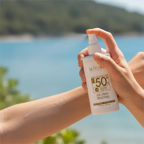 Protector Filtro Solar 50+ Idraet Spray Invisible 145ml