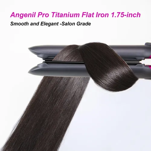 Plancha Alisadora Angenil Lisseur 4,5 Cm, Cerámica Profesion