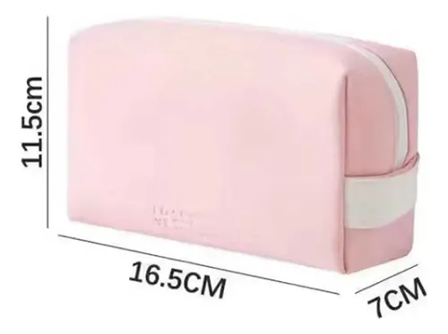 Neceser Impermeable Rosa De Pu 16,5x7x11,5cm