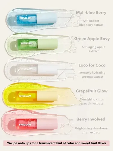 Sheglam Hidratante Labios Jelly Acabado Brillante Color Grapefruit Glow