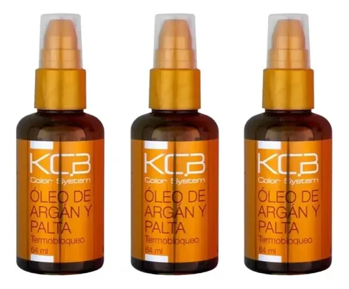 Óleo De Argán Y Palta Aceite Termobloqueo Kcb X3